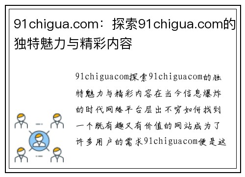 91chigua.com：探索91chigua.com的独特魅力与精彩内容